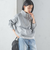 【SHIPS別注】LOGAN KNITTING MILLS: ハーフ ジップ プルオーバー