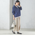 【SHIPS別注】LOGAN KNITTING MILLS: ハーフ ジップ プルオーバー