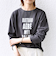 〈洗濯機可能〉プラチナヴェール 長袖 ロゴ TEE