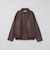 City Ambient Products: 合成皮革 ショート ジップ ブルゾン