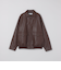 City Ambient Products: 合成皮革 ショート ジップ ブルゾン