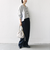 【WEB限定】〈手洗い可能〉布帛 コンビ Vネック カーディガン