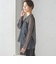 〈手洗い可能〉クルーネック レース ブラウス