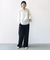 【WEB限定】〈洗濯機可能〉シアー ハイネック 2WAY ブラウス