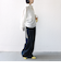 【WEB限定】〈洗濯機可能〉シアー ハイネック 2WAY ブラウス
