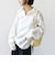 【WEB限定】〈洗濯機可能〉シアー ハイネック 2WAY ブラウス