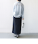 【WEB限定】〈洗濯機可能〉シアー ハイネック 2WAY ブラウス