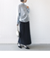 【WEB限定】〈洗濯機可能〉シアー ハイネック 2WAY ブラウス