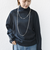 【WEB限定】〈洗濯機可能〉シアー ハイネック 2WAY ブラウス