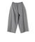 SHIPS Primary Navy Label:タック ワイド コクーン パンツ