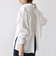 【WEB限定】〈洗濯機可能〉バックデザイン レギュラーカラー シャツ