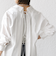 【WEB限定】〈洗濯機可能〉バックデザイン レギュラーカラー シャツ