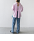【WEB限定】〈洗濯機可能〉バックデザイン レギュラーカラー シャツ