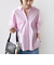 【WEB限定】〈洗濯機可能〉バックデザイン レギュラーカラー シャツ