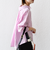 【WEB限定】〈洗濯機可能〉バックデザイン レギュラーカラー シャツ