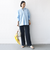 【WEB限定】〈洗濯機可能〉バックデザイン レギュラーカラー シャツ