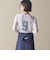 NINE CASE:〈洗濯機可能〉ロゴ ロング スリーブ TEE
