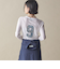 NINE CASE:〈洗濯機可能〉ロゴ ロング スリーブ TEE