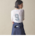 NINE CASE:〈洗濯機可能〉ロゴ ロング スリーブ TEE