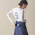 NINE CASE:〈洗濯機可能〉ロゴ ロング スリーブ TEE