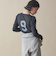 NINE CASE:〈洗濯機可能〉ロゴ ロング スリーブ TEE