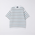 SHIPS:〈手洗い可能〉Amossa(R) メッシュ ボーダー ニット Tシャツ