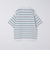 SHIPS:〈手洗い可能〉Amossa(R) メッシュ ボーダー ニット Tシャツ