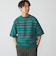 SHIPS:〈手洗い可能〉Amossa(R) メッシュ ボーダー ニット Tシャツ
