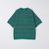SHIPS:〈手洗い可能〉Amossa(R) メッシュ ボーダー ニット Tシャツ