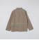 benine9: VINTAGEFINISHED COTTON CUPRA SAFARI JACKET