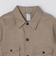 benine9: VINTAGEFINISHED COTTON CUPRA SAFARI JACKET