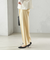 〈手洗い可能〉ツイル ストレート パンツ（52）（セットアップ対応）