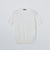 SHIPS: ICE COTTON クルーネック ショートスリーブ ニットTシャツ