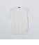 SHIPS: ICE COTTON クルーネック ショートスリーブ ニットTシャツ