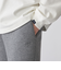 *SHIPS: BULKY AIR ワンポイント ロゴ ジョガー パンツ (セットアップ対応)