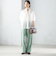 〈手洗い可能〉ベッチン ライン ストレート パンツ