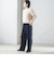 〈手洗い可能〉ベッチン ライン ストレート パンツ