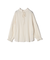 〈手洗い可能〉割繊 前後 2WAY 袖タック デザイン ブラウス