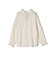 〈手洗い可能〉割繊 前後 2WAY 袖タック デザイン ブラウス