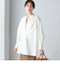 〈手洗い可能〉コットン ギャザー チュニック ブラウス