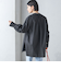 〈手洗い可能〉コットン ギャザー チュニック ブラウス