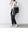 〈手洗い可能〉ストレッチ テーパード パンツ