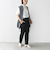 〈手洗い可能〉ストレッチ テーパード パンツ