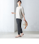 〈手洗い可能〉ストレッチ テーパード パンツ