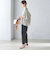 〈手洗い可能〉ストレッチ テーパード パンツ