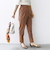 〈手洗い可能〉ストレッチ テーパード パンツ