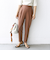 〈手洗い可能〉ストレッチ テーパード パンツ