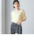 〈手洗い可能〉シアー ストレッチ クルーネック プルオーバー