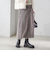 〈洗濯機可能〉コーデュロイ セミフレア スカート