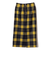 チェック フリンジ スカート